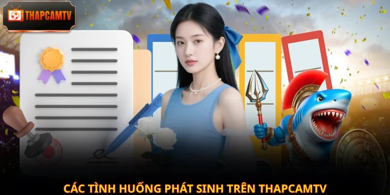 Các tình huống phát sinh trên Thapcamtv