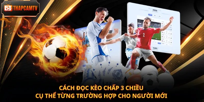 Cách đọc kèo chấp 3 chiều cụ thể từng trường hợp cho người mới
