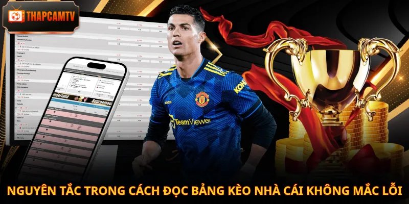 Nguyên tắc trong cách đọc bảng kèo nhà cái không mắc lỗi