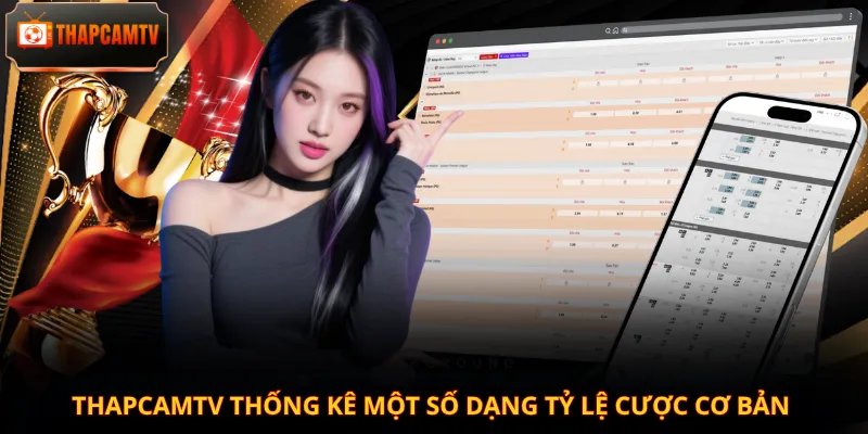 Thapcamtv thống kê một số dạng tỷ lệ cược cơ bản